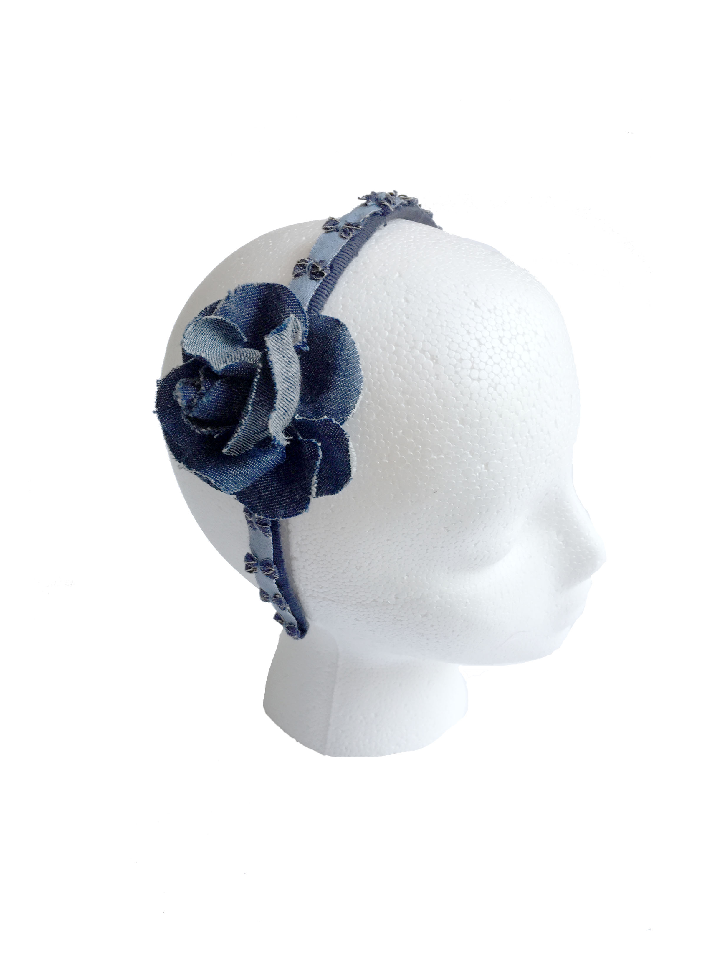 Blue Flower Headband 
