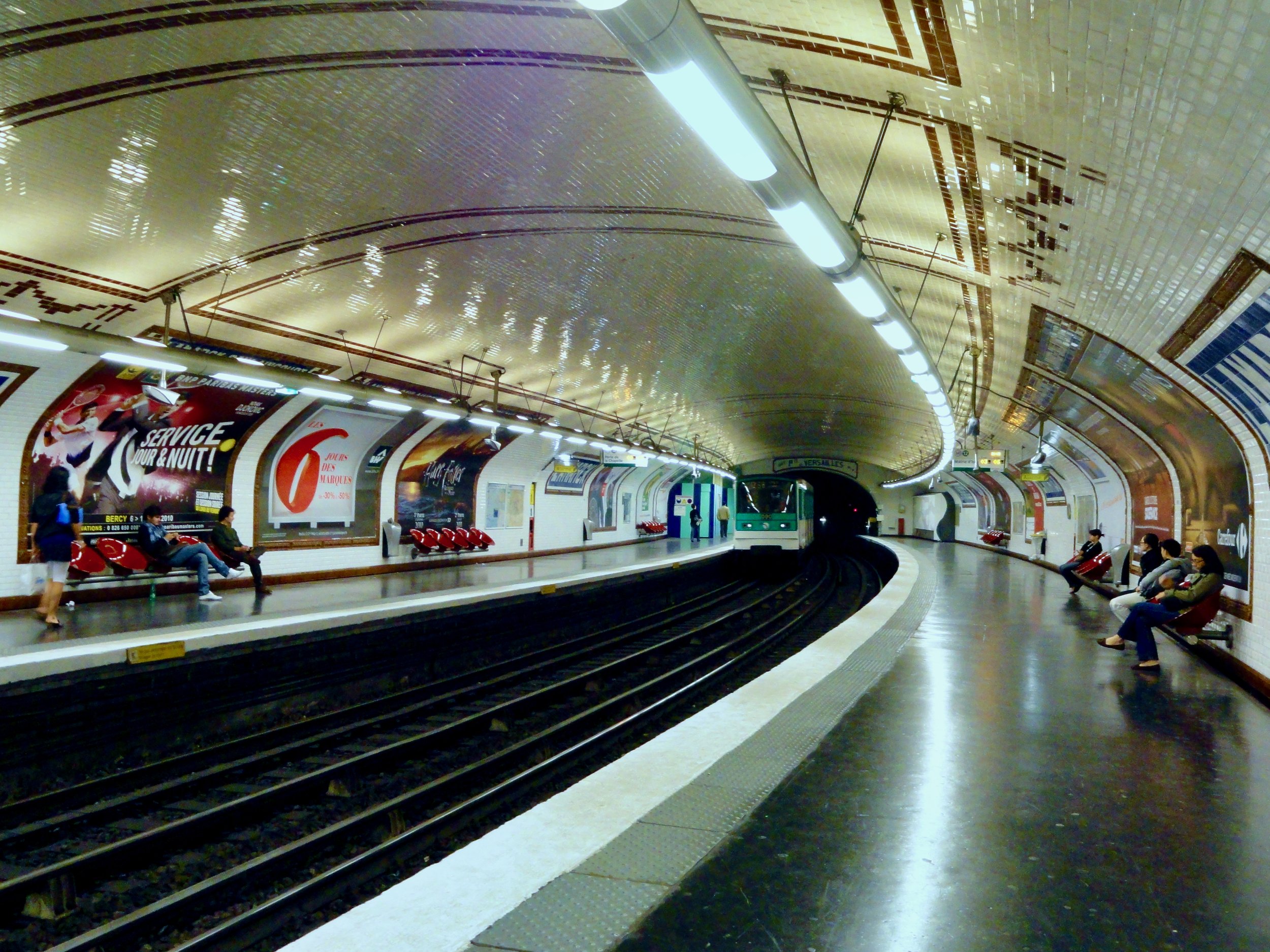 Paris Metro, Paris, France.