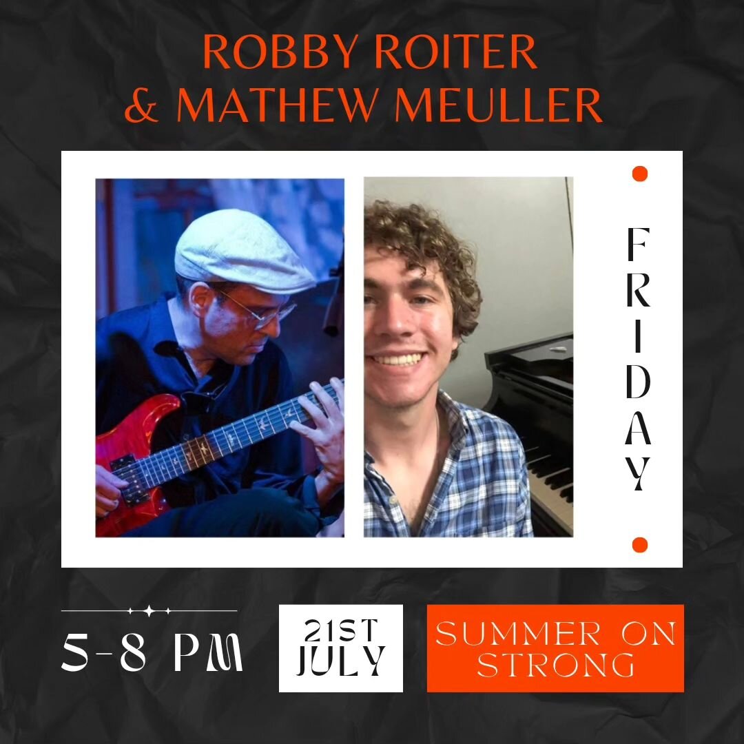 Tonight! The weather looks to be holding🤞🙌 come on down and give a listen as Robby Roiter &amp; Mathew Meuller play from 5-8p 🎶 

👉Tap Truck will be closed this evening
 
#summeronstrong
#northamptonma
#westernmass 
#413music 
#westernmassmusic 
