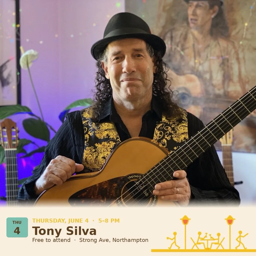 Tony Silva is on Strong Ave this Thursday 6/4 🎸 Forty years of acoustic guitar mastery and a setlist spanning Spain, Latin America, and the Andes. You won&rsquo;t want to miss it! 🌎