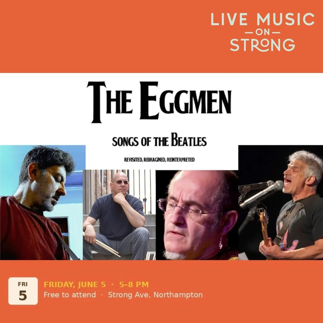 The Eggmen are on Strong Ave this Friday 6/5 🎼 In honor of Rubber Soul&rsquo;s 60th anniversary, they&rsquo;ll be playing gems from that classic record. Some of the best musicians in the area. Come on out. 🎶