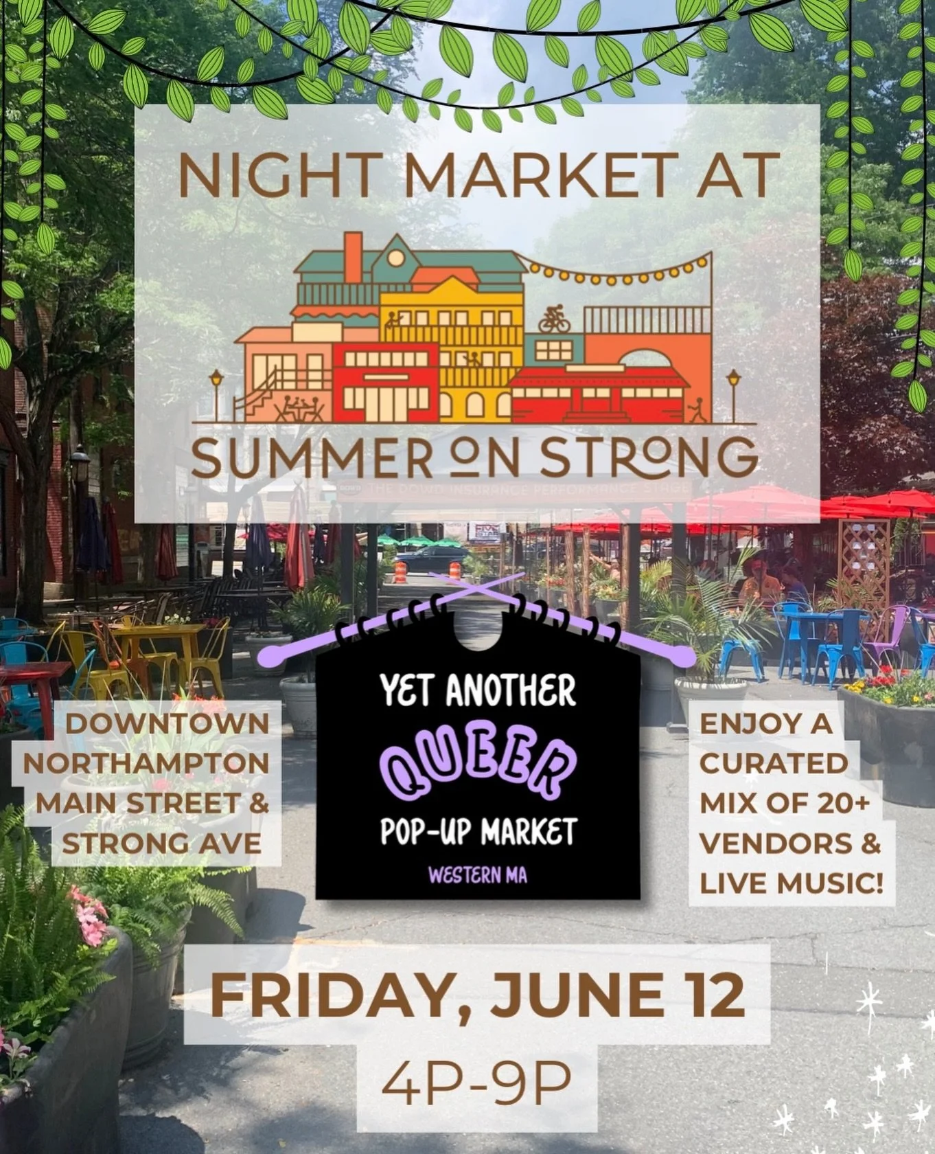 🌈✨ Mark your calendars! ✨🌈

We&rsquo;re excited to welcome the Yet Another Queer Pop-Up Market to Summer on Strong this season. Join us on Friday, June 12 from 4&ndash;9 PM for an evening of live music, community, and a curated mix of 20+ local ven