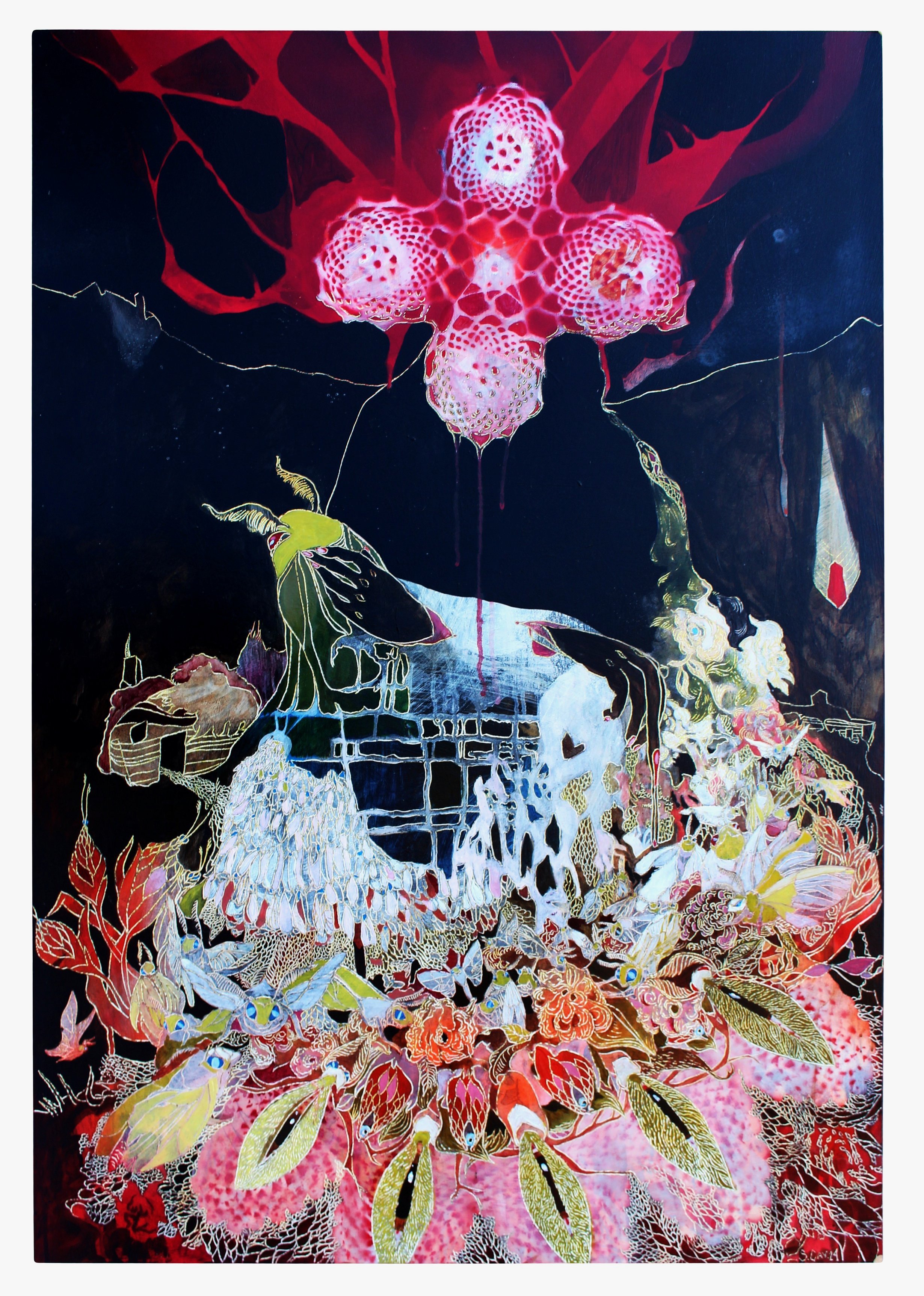 Moth Mother, 2014, 28"x 40",