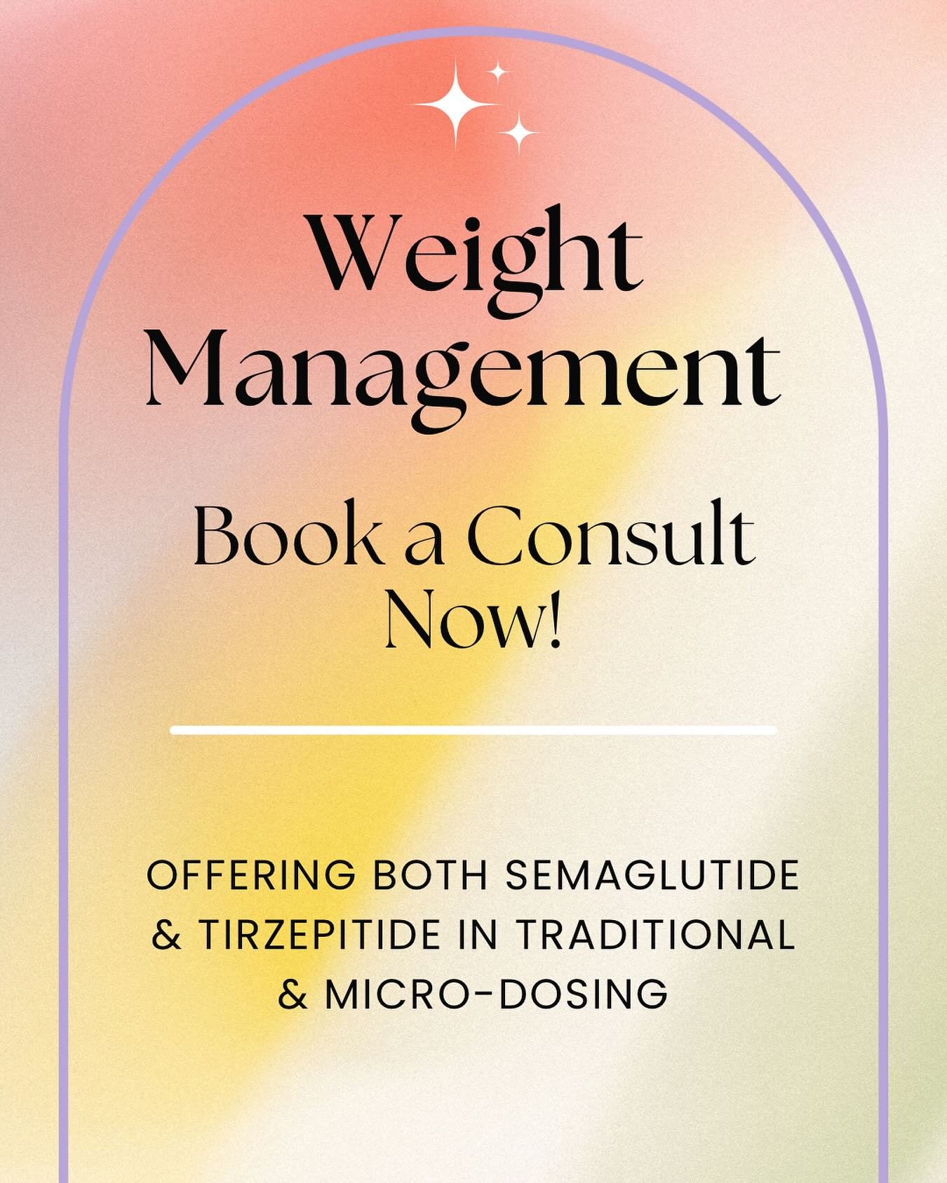 Ask and you shall receive. We are now offering GLP-1 and GIP medications traditionally known to treat diabetes and obesity. 

These medications are also being studied for the treatment and/or prevention of cardiovascular disease, PCOS, autoimmune dis