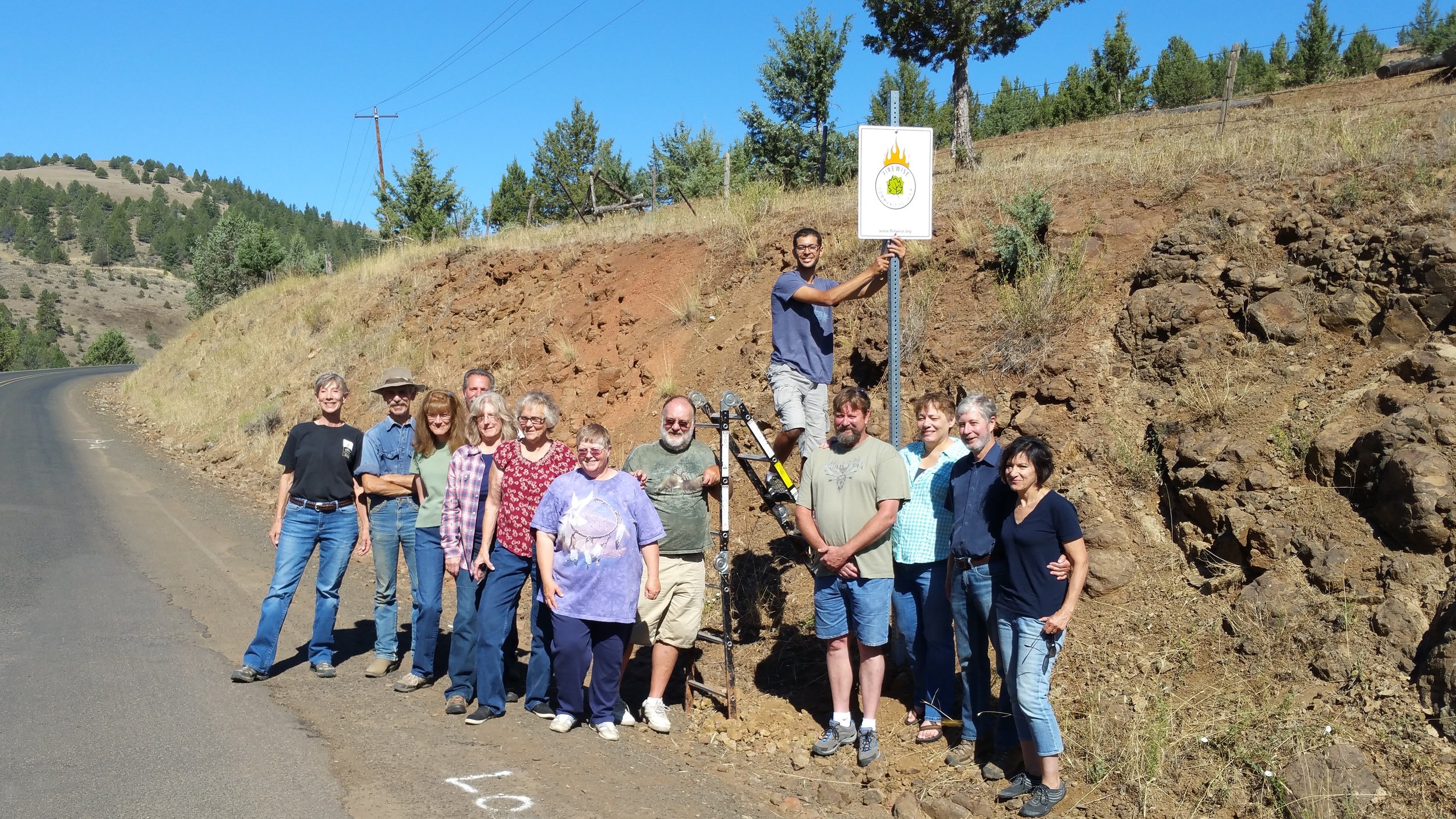 Firewise Community. Sign Ritter - NE Oregon Firewise®
