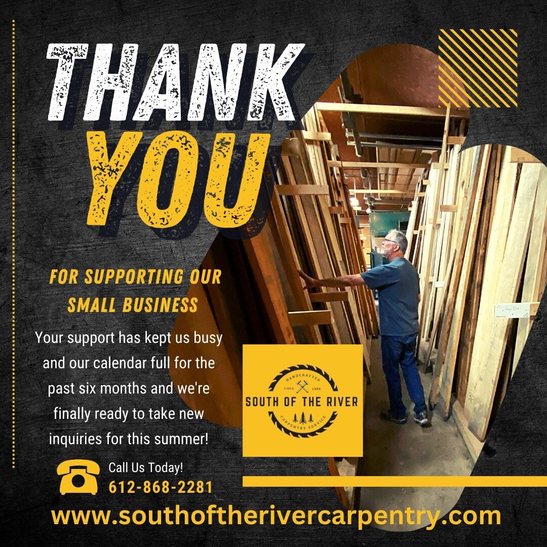 A sincere thank you from SRC! #carpentry #homeimprovement #woodworking