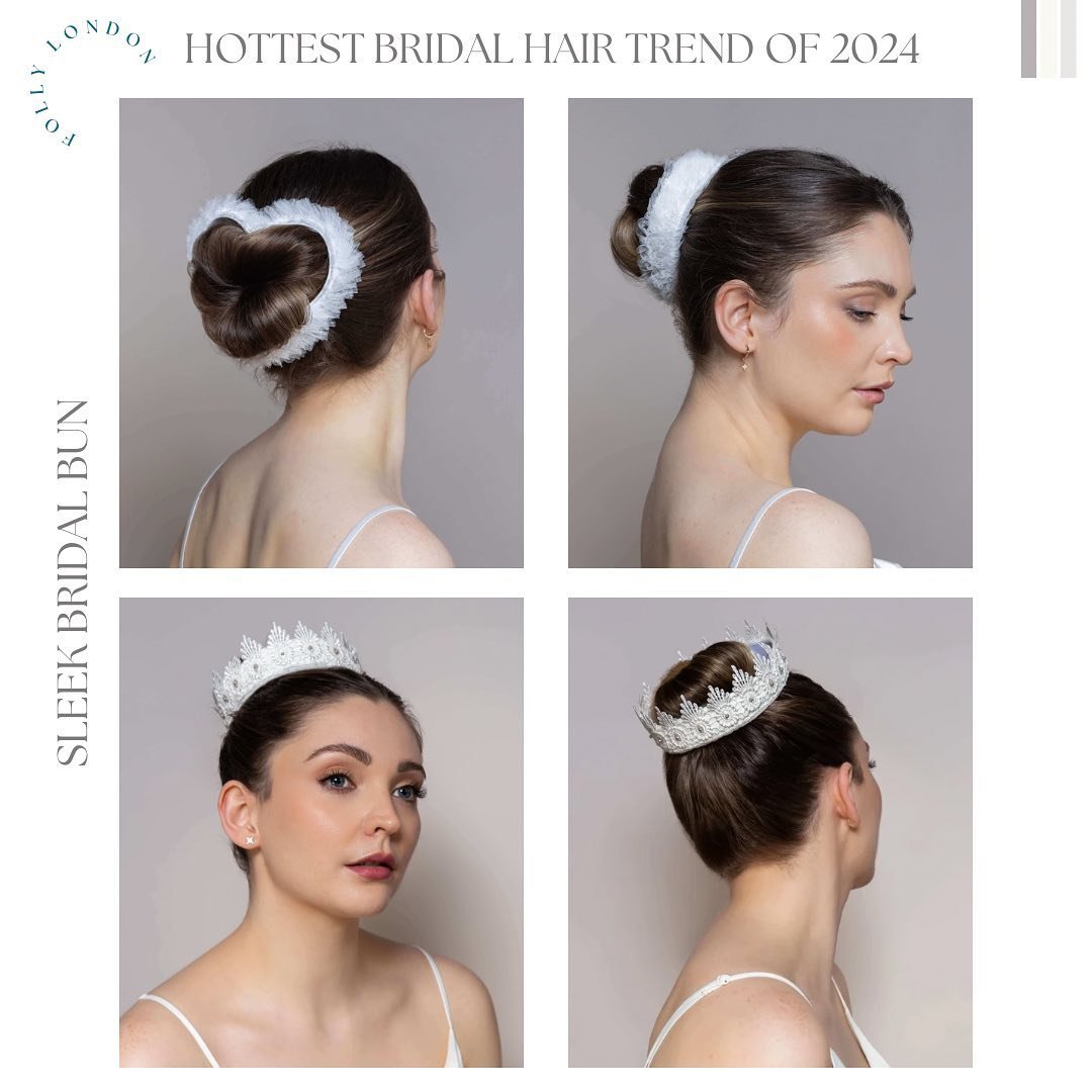 Bridal Hair Trend 2024: Sleek Bun with Timeless Sophistication

Get ready to turn heads with the hottest bridal hair trend of 2024 ~ the sleek bun, this timeless hairstyle offers a refined and polished look that beautifully frames the face. The sleek