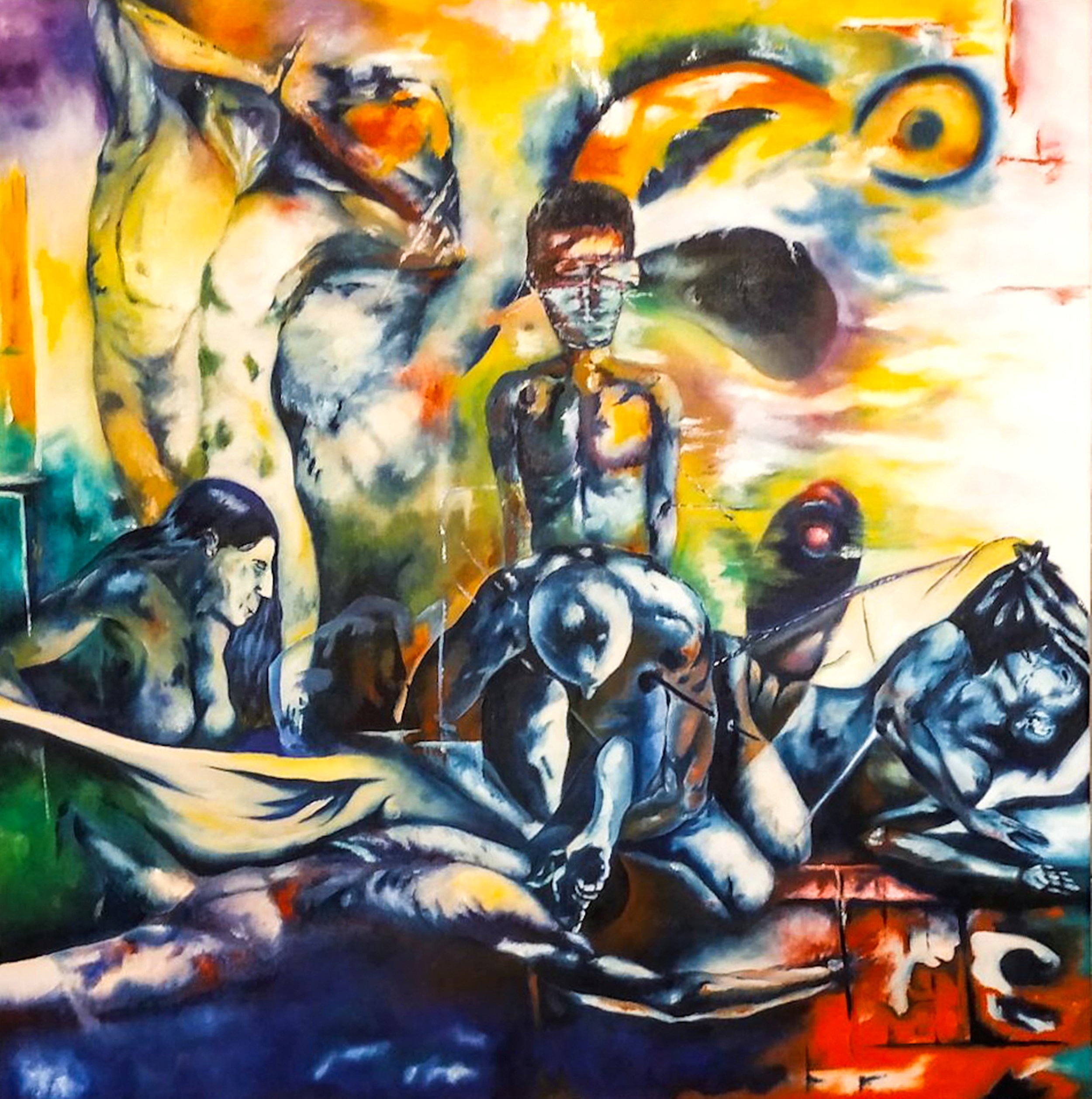   Medium:  Oil on canvas  Dimensions:  32×32 Inch  Year:  2020 