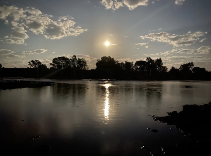 The riverbank at Likhambi Wellness