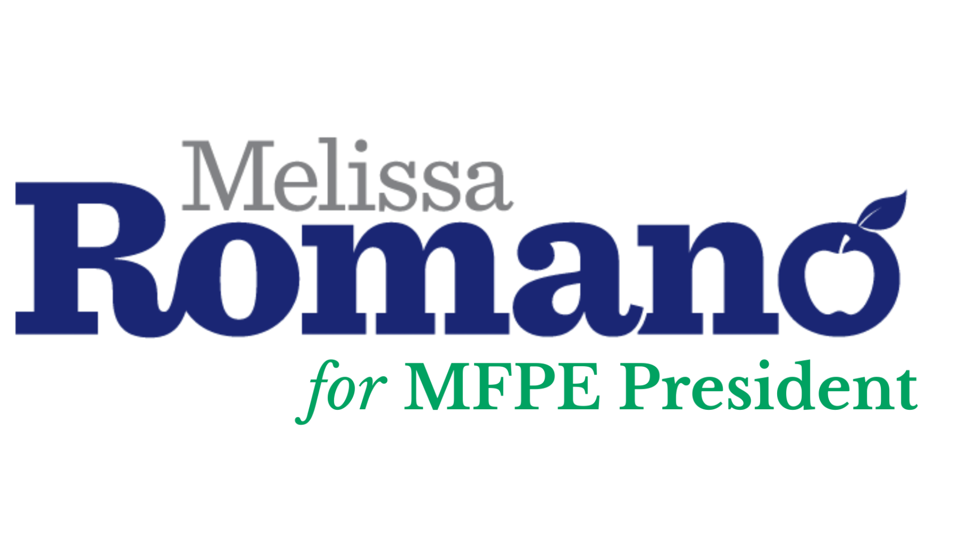 Melissa for MFPE President 