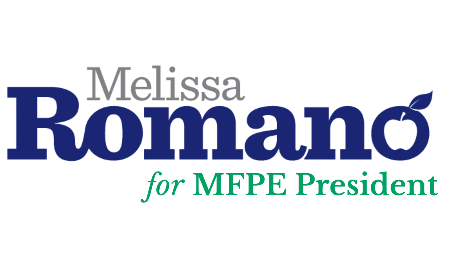 Melissa for MFPE President 