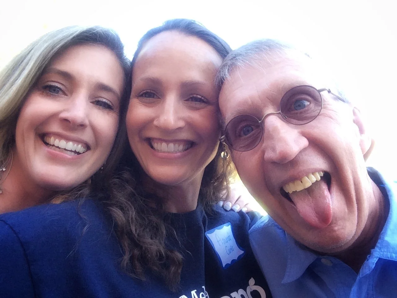 Past President, Eric Feaver, current President, Amanda Curtis and I