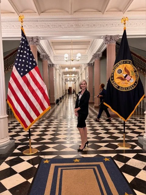 Photo opportunity during a national childcare meeting at the White House.