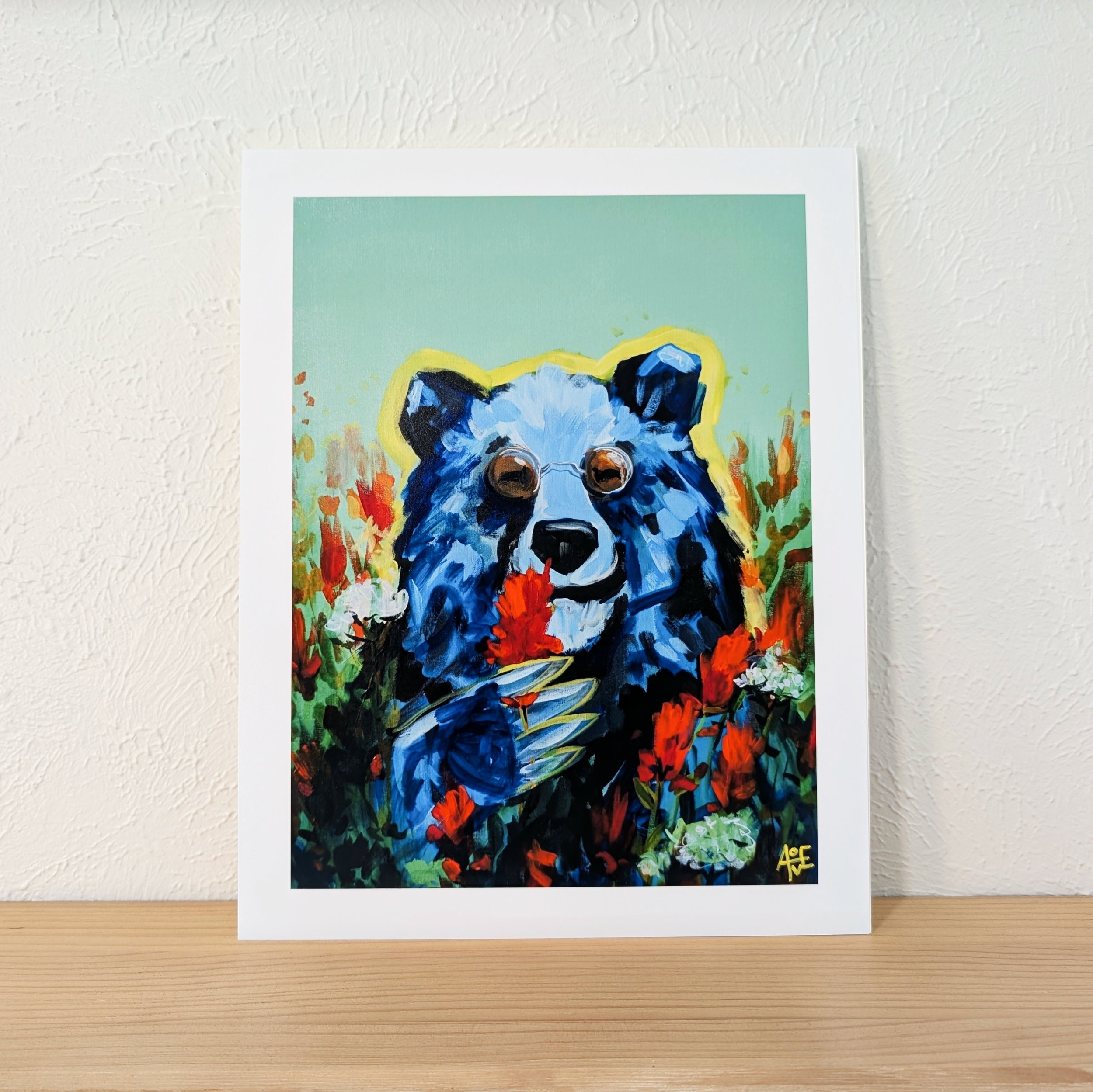 "John Lennon Bear" print