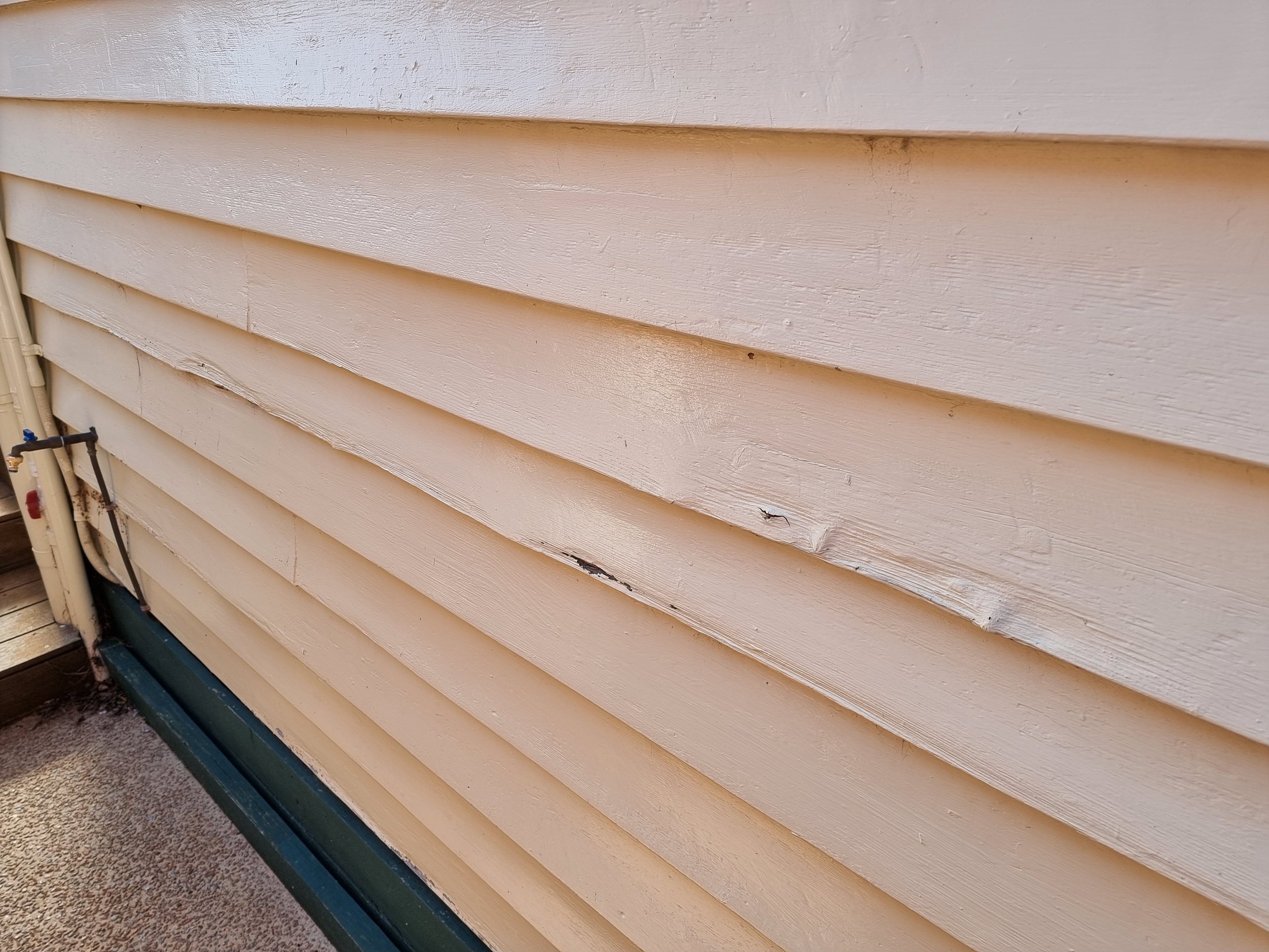 Rotten weatherboards