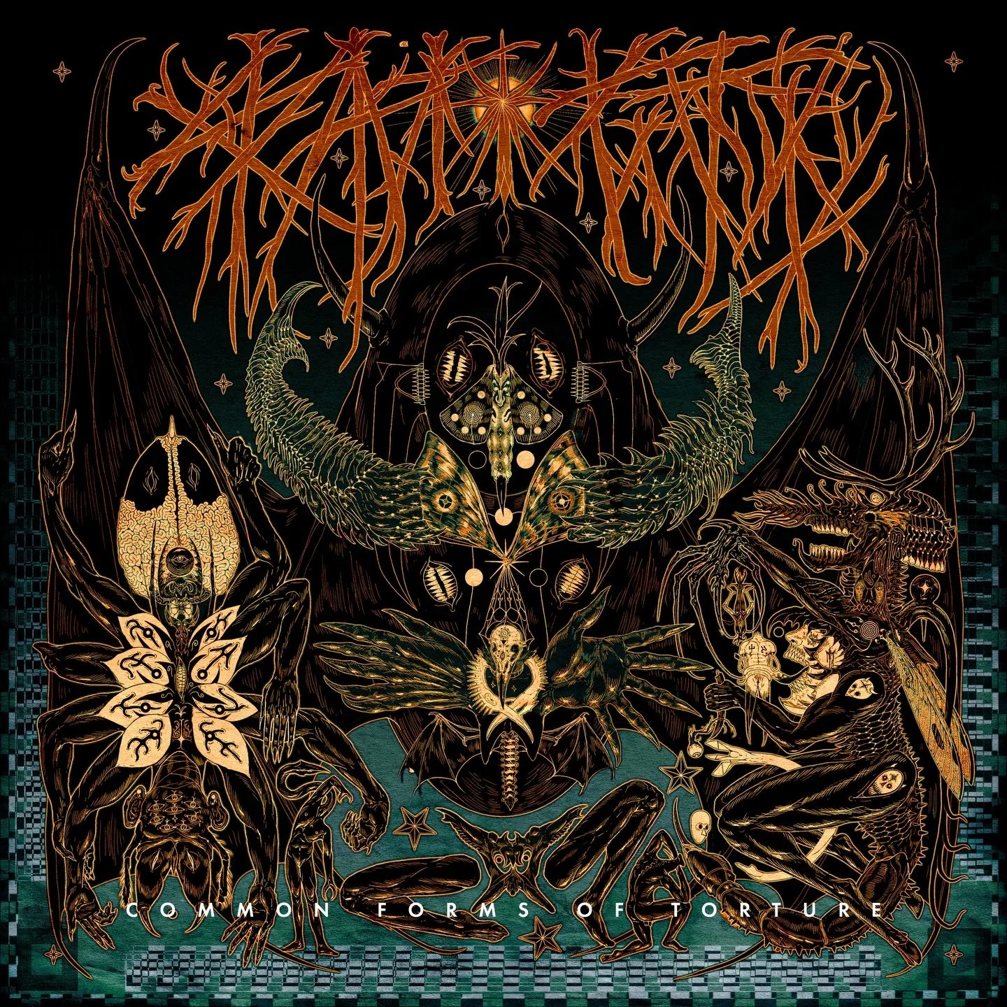 &ldquo;Common Forms of Torture&rdquo;

The artist who made this absolute masterpiece is @a.e.r_a.r.t 

He is without a doubt one of the most talented artists on the planet and the fact that we got to work with him on art for this band is nothing shor