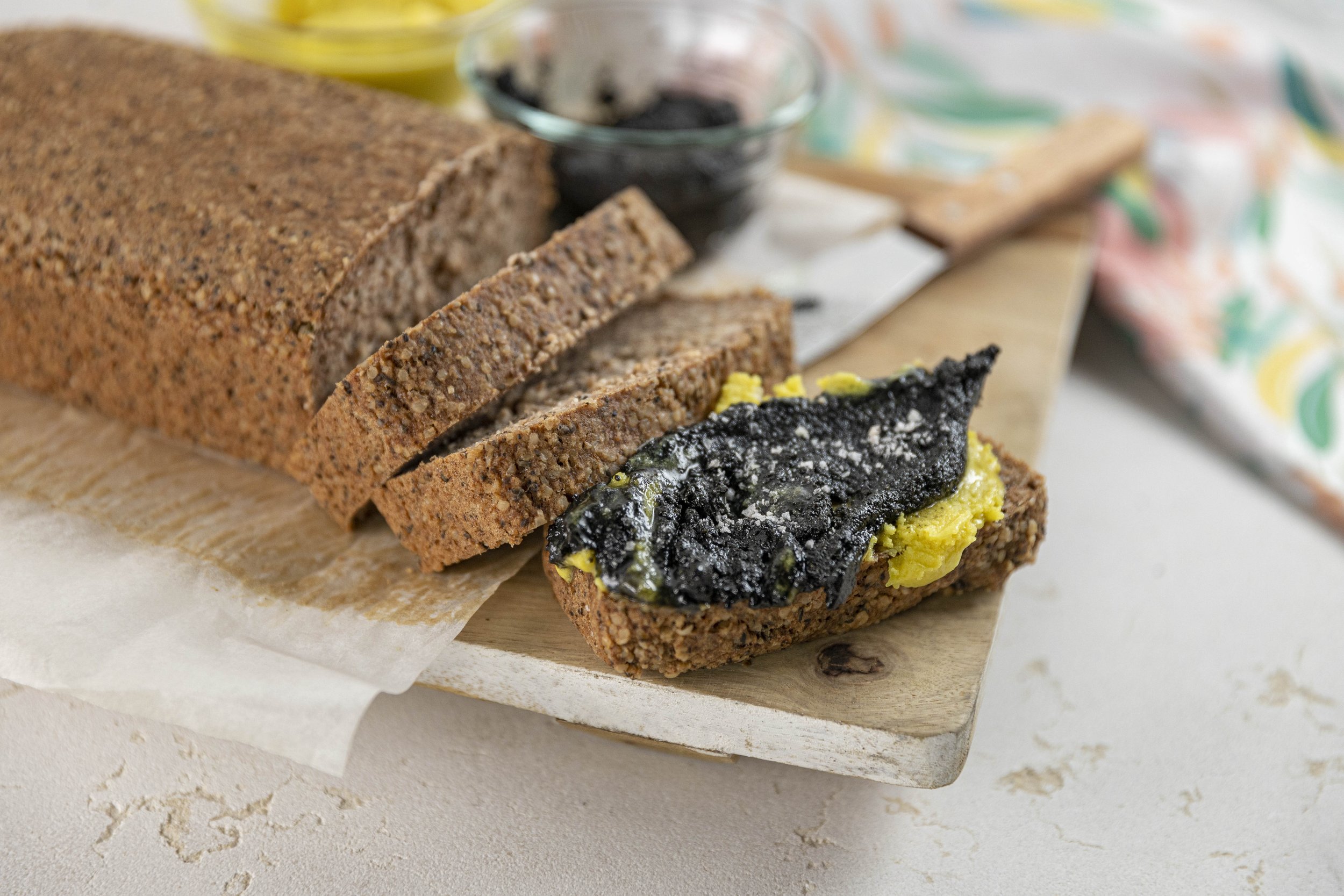 Savoury Hemp Bread with Vegan Butter and Homemade Vegemite — COOK WITH LUKE
