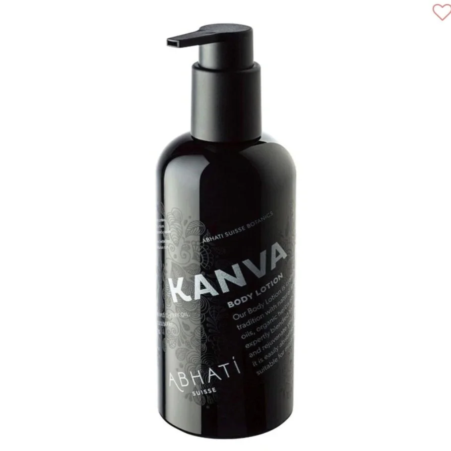 Abhati Suisse Kanva Body Lotion- the most heavenly-smelling product I've ever used, sweet yet earthy and always catches people's attention