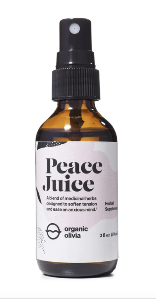 Organic Olivia PEACE JUICE helps calm and support the nervous system