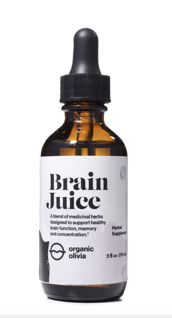 Organic Olivia BRAIN JUICE - Formulated with herbs that help support mental clarity and memory