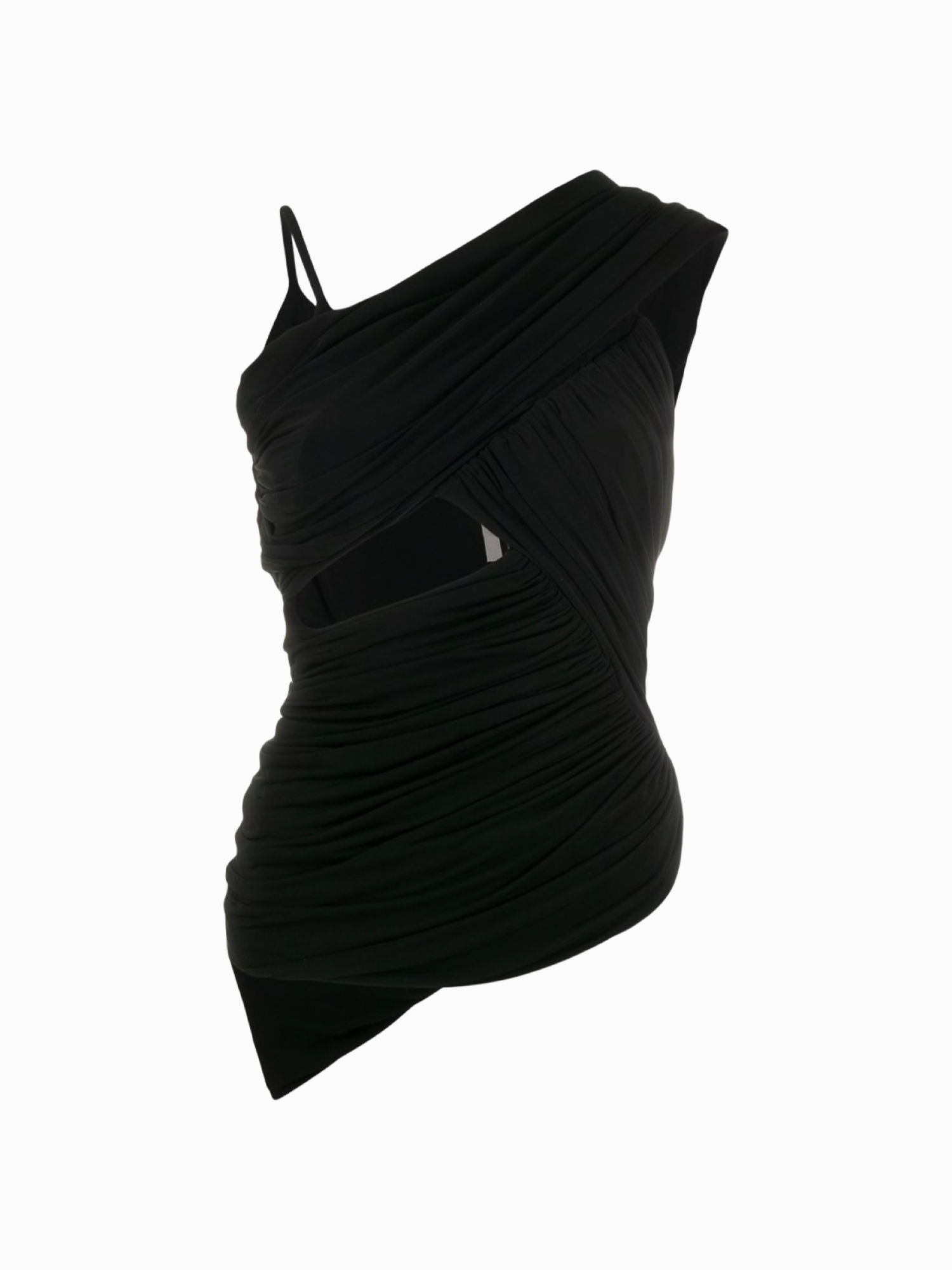 Rick Owens カットソー　アシンメトリー Draped asymmetrical top