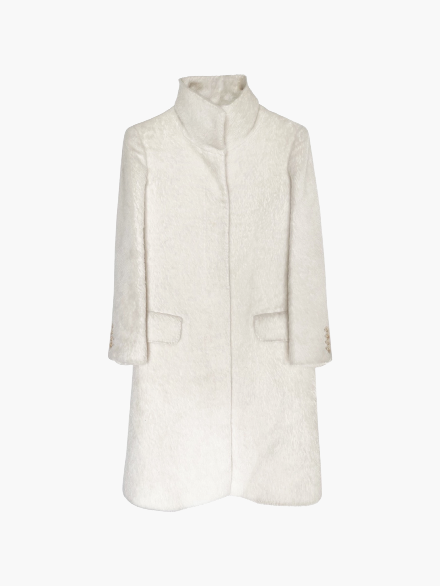 Helmut lang alpaca best sale coat