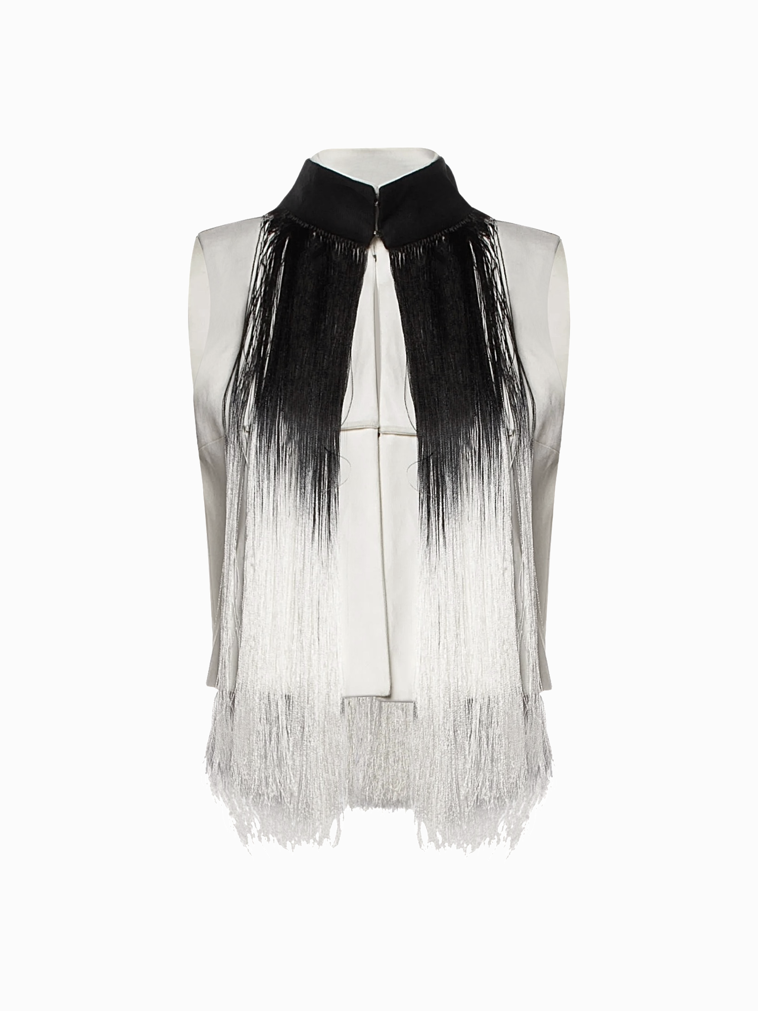トップス Ann Demeulemeester mesh vest ANN DEMEULEMEESTER - SS14 Button up vest with a mesh back