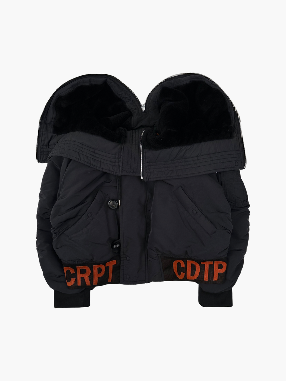 ジャケット・アウター RAF SIMONS Fall Winter 14 Bomber Jacket Raf Simons Collared Bomber Jacket | Black | FARFETCH