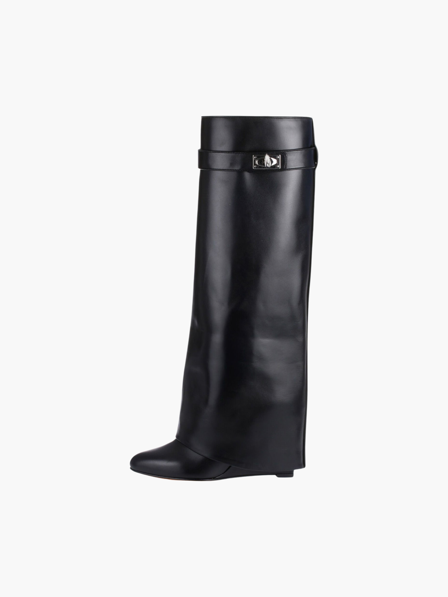 GIVENCHY | Shark Lock Leather Boots (38) — nexumide
