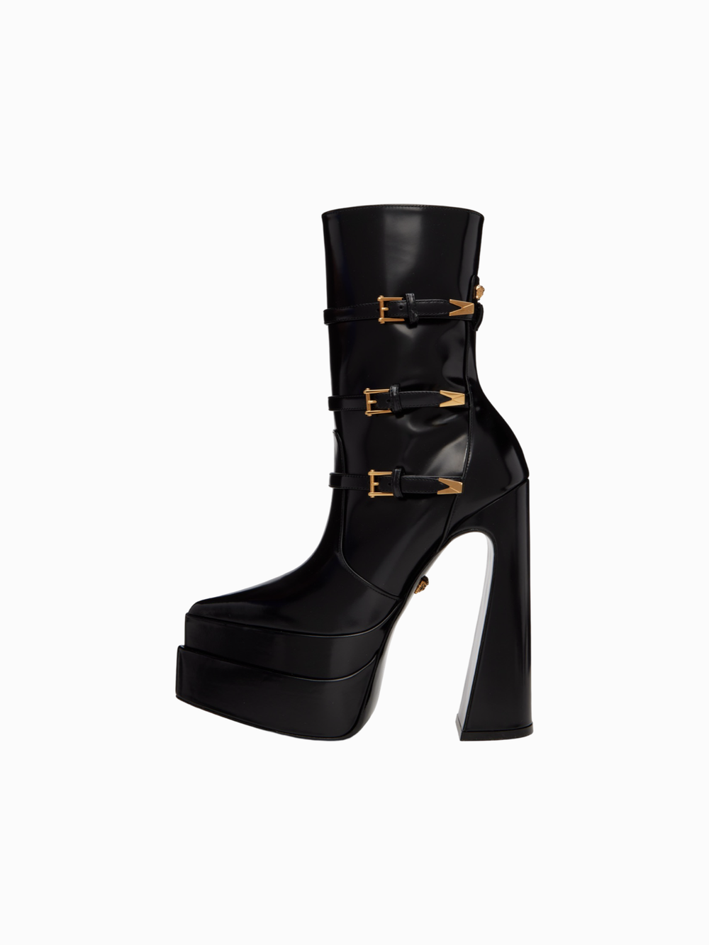 VERSACE | Aevitas Pointy Platform Boots — NEXUMIDE