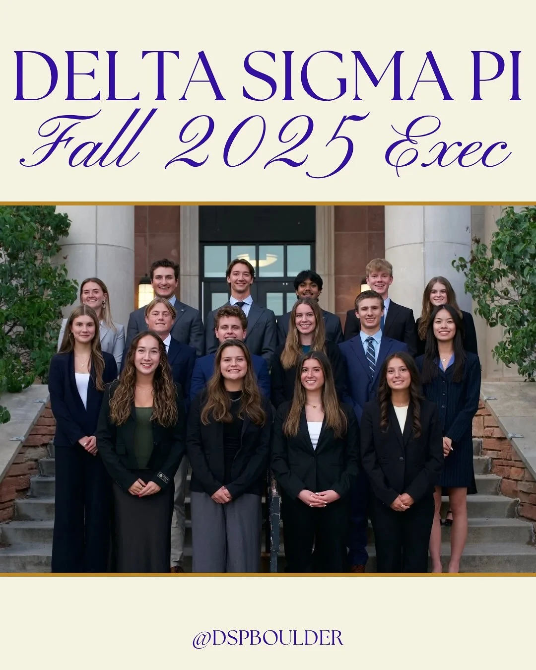 DSP Alpha Rho Fall 2025 Exec!! 💼