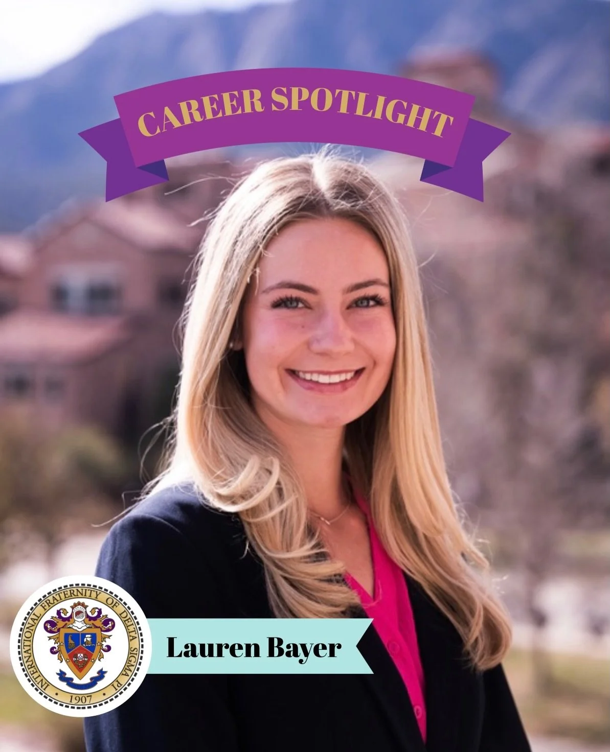 Congratulations to Lauren Bayer for securing a Deloitte internship this summer! We love to see our brothers and alumni grow professionally.