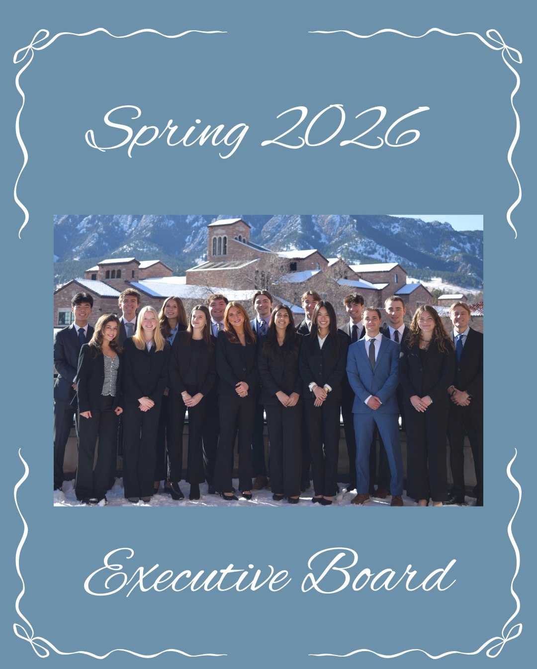 Introducing our Spring 2026 Executive Board!