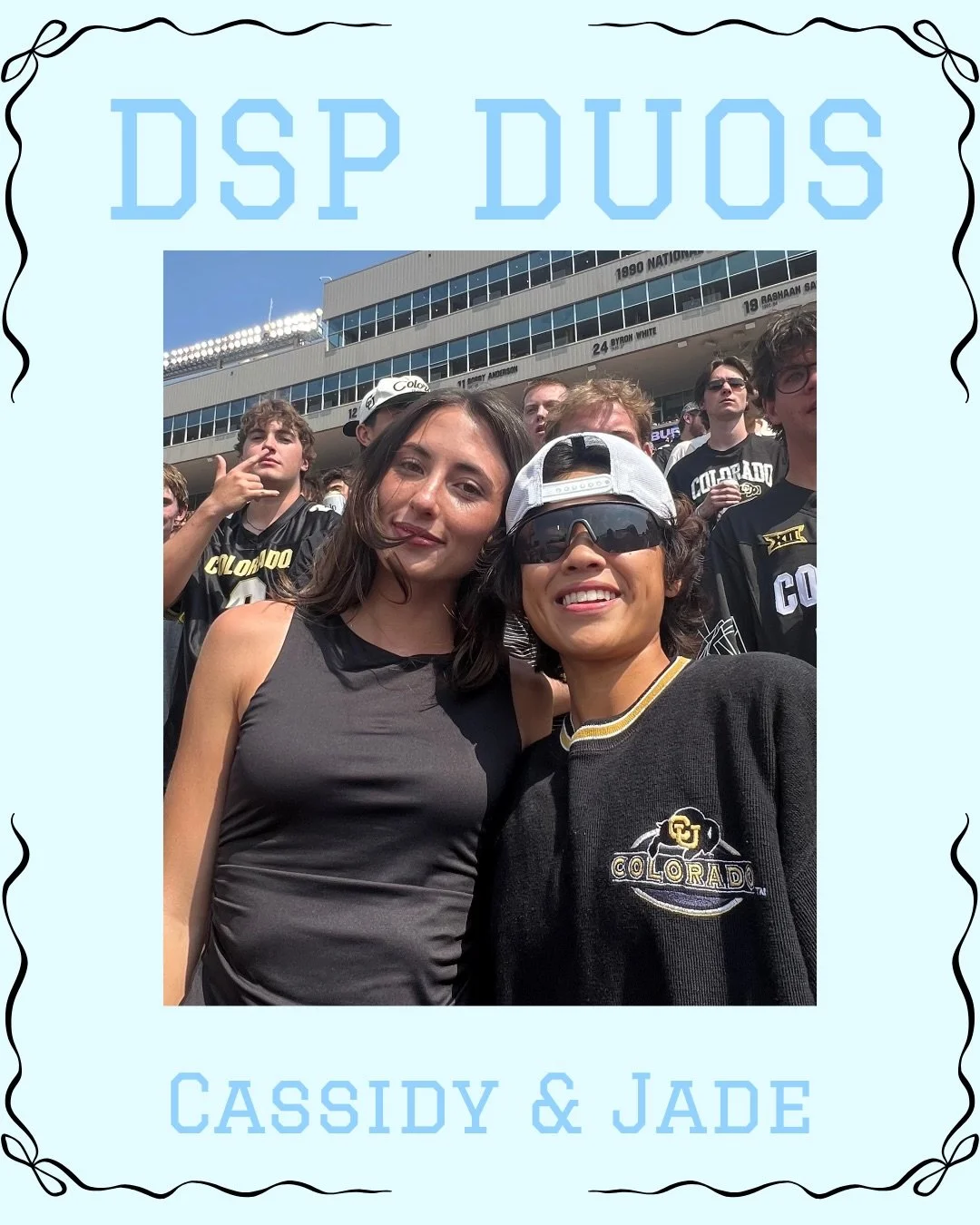 Cassidy and Jade separately decided to rush DSP for their professional growth. What they didn't expect was to gain a new best friend through the recruitment process. Cassidy and Jade met while rushing in Fall 2024 and immediately clicked and remained
