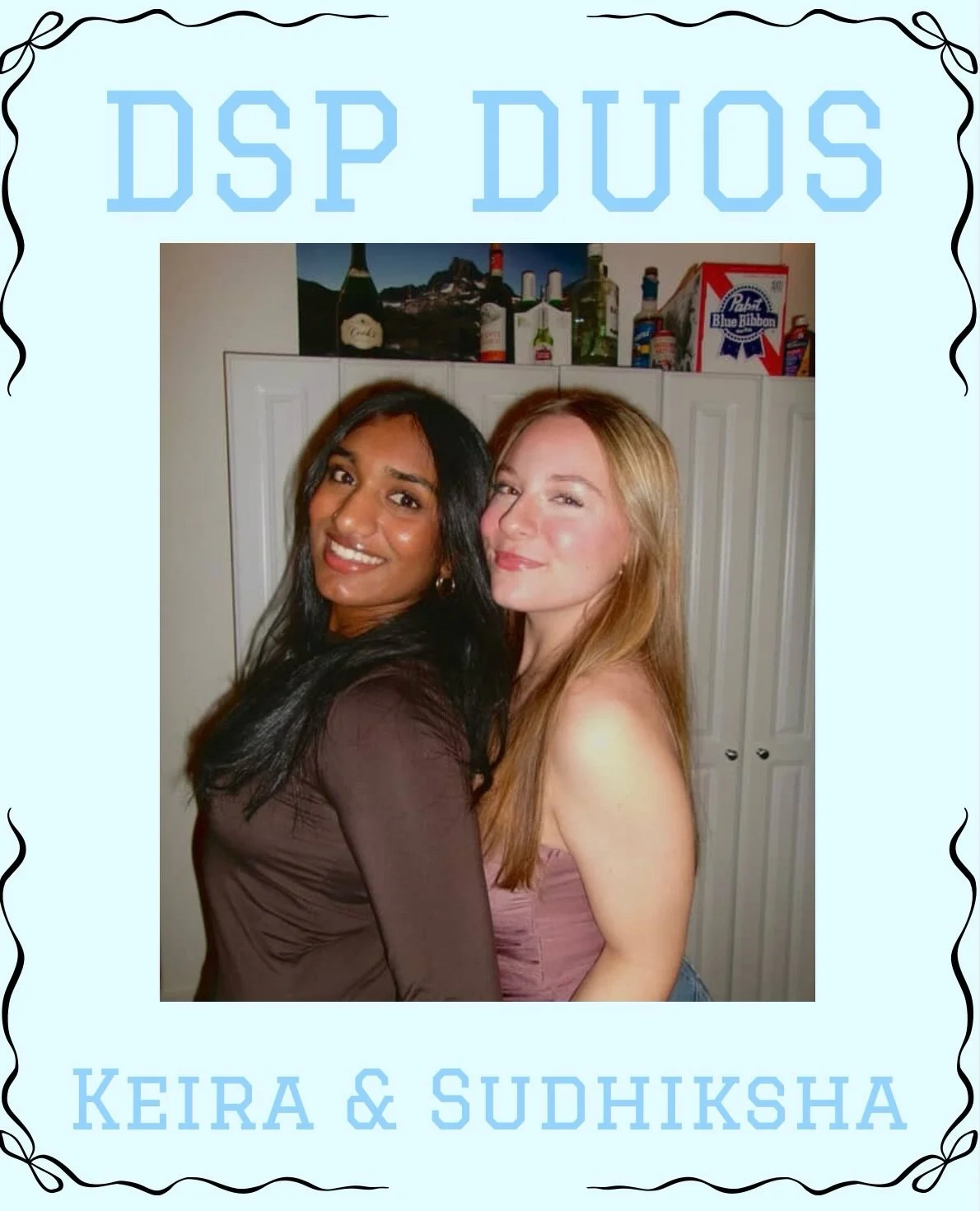 Our lovely Seniors 🥹🫶 Keira and Sudhiksha have been with us since the beginning...we aren't ready to call them DSP Alum yet💔