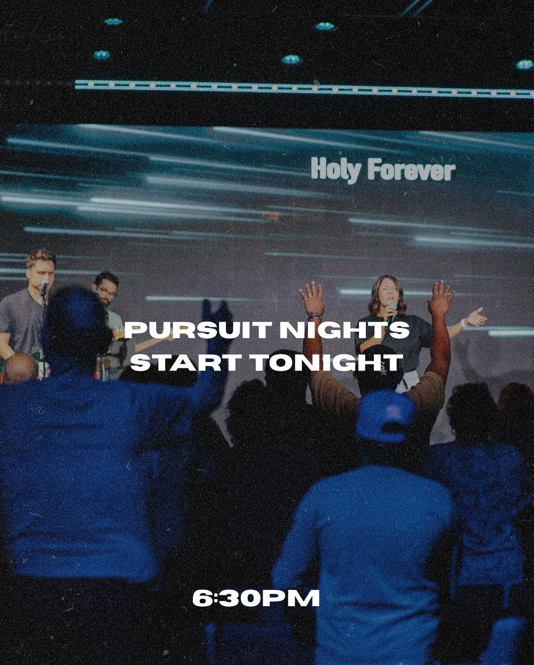 Pursuit Nights start TONIGHT at 6:30! Three nights of prayer and worship - come be a part of it.