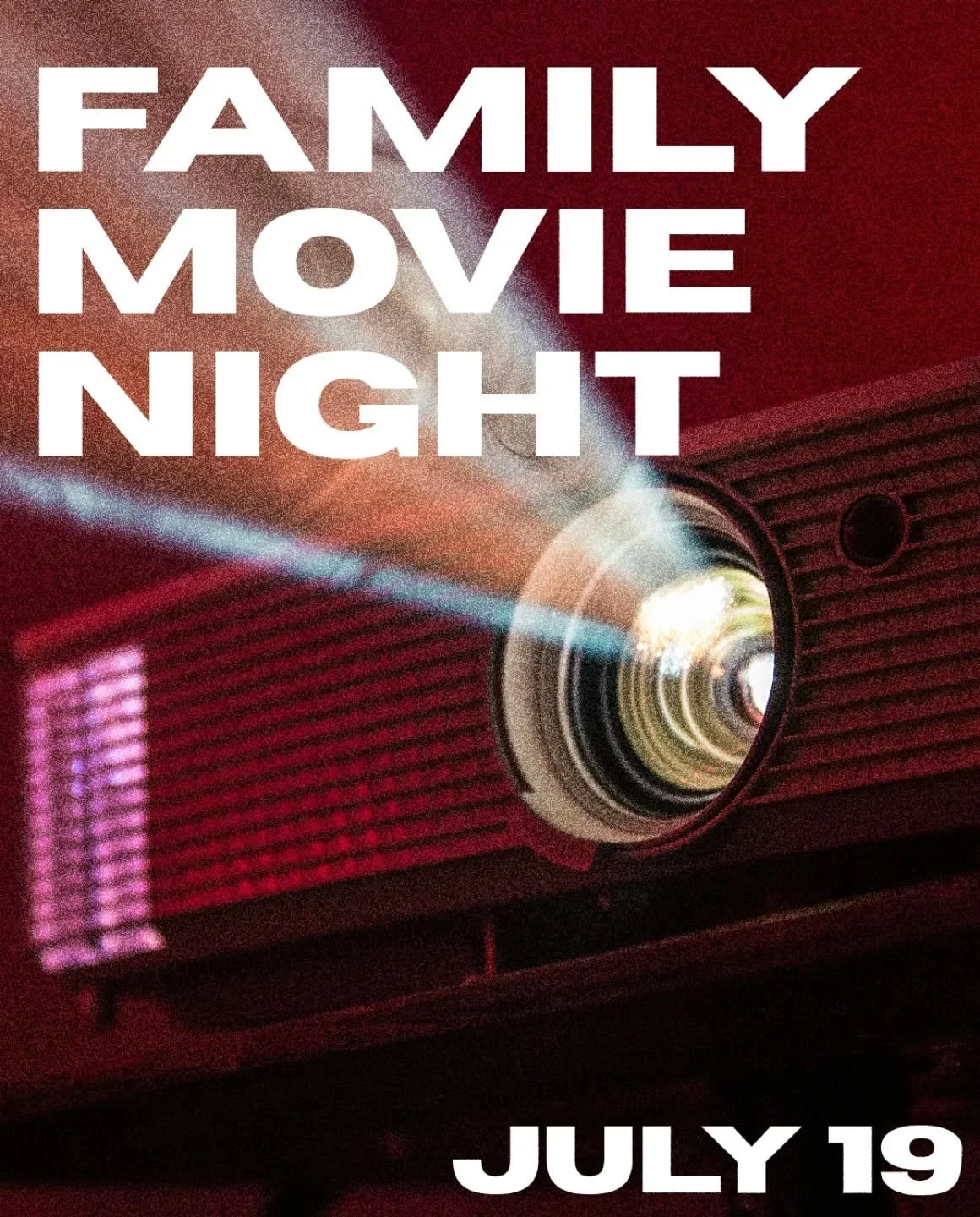 Join us for family movie night, this Sunday! Registration is in our bio, bring a blanket, pillow and your family 🍿📽