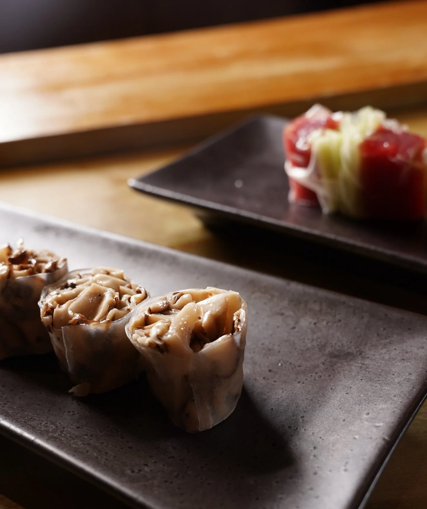 Rice Paper Rolls: Some of our newer additions to the menu, these sushi rolls are wrapped in a delicate rice paper. Perfect for when you want something light. 

#nycsushi #koshernyc