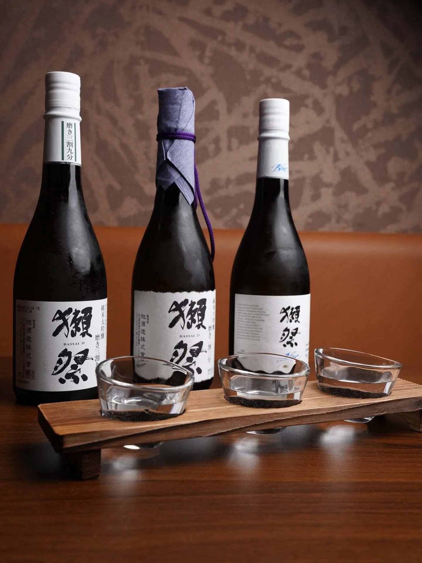 Our Sake Tasting Flight takes you through 3 curated sakes, each one a little different. Perfect for discovering sake for the first time or deepening an appreciation you already have 🍶