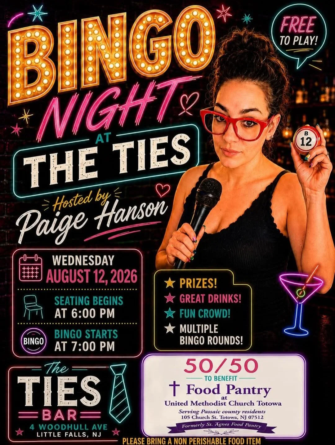 Bingo with Paige