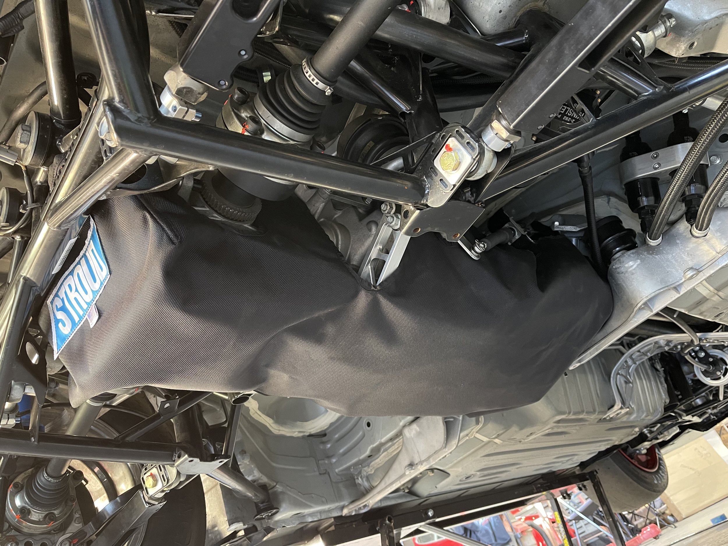 Colab Garage R35 GT-R Transmission Diaper Installed 4.jpeg