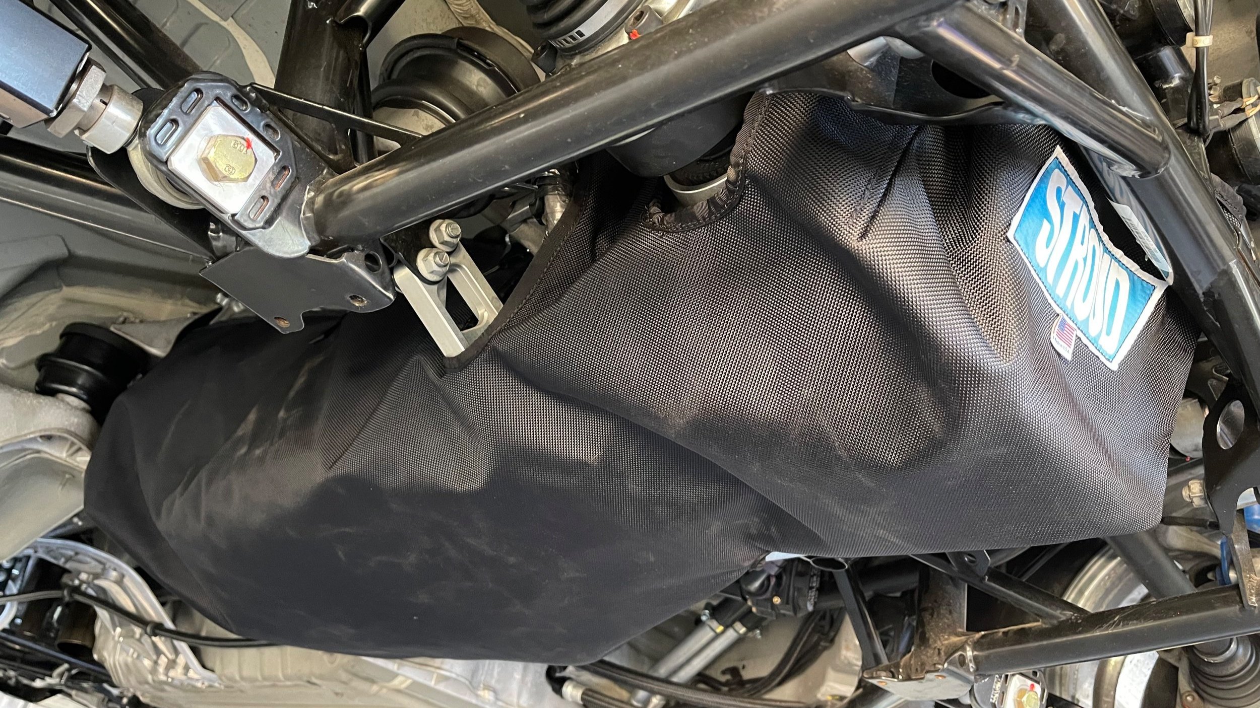 Colab Garage R35 GT-R Transmission Diaper Installed