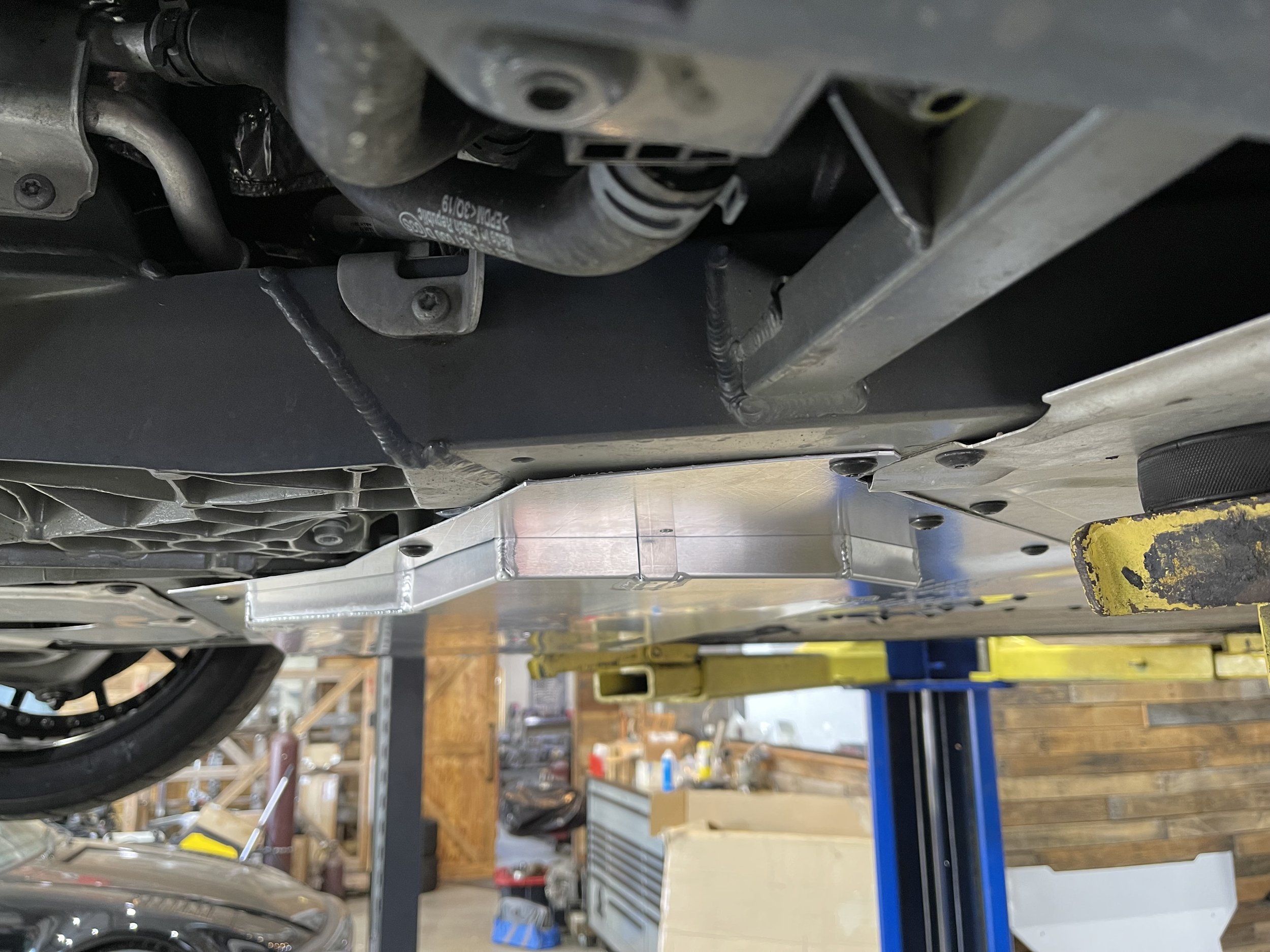 Colab Garage R8 Huracan Belly Pan Installed 2