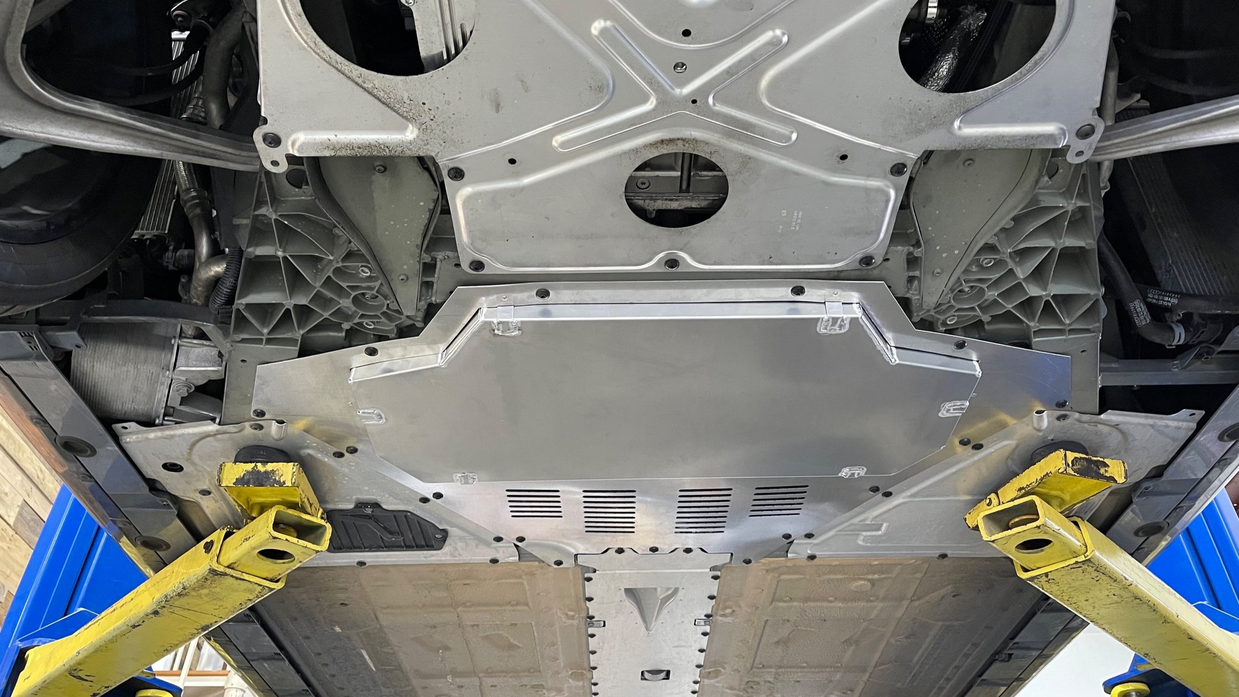 Colab Garage R8 Huracan Belly Pan Installed
