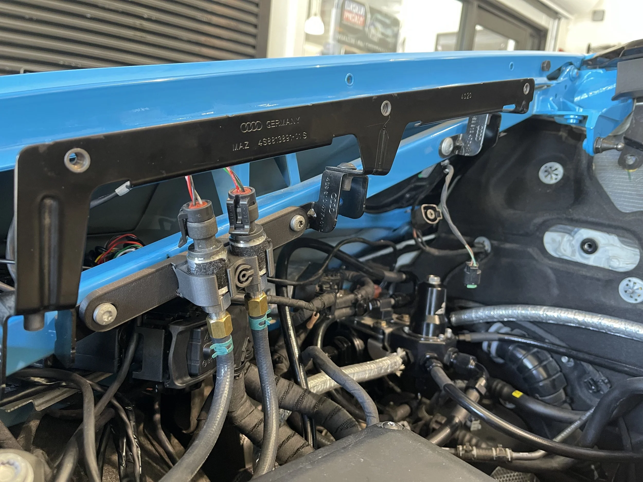 R8 Huracan Dual AEM Pressure Sensor Mount Brackets Colab Garage r8-huracan-dual-aem-pressure-sensor-mount-brackets-colab-garage