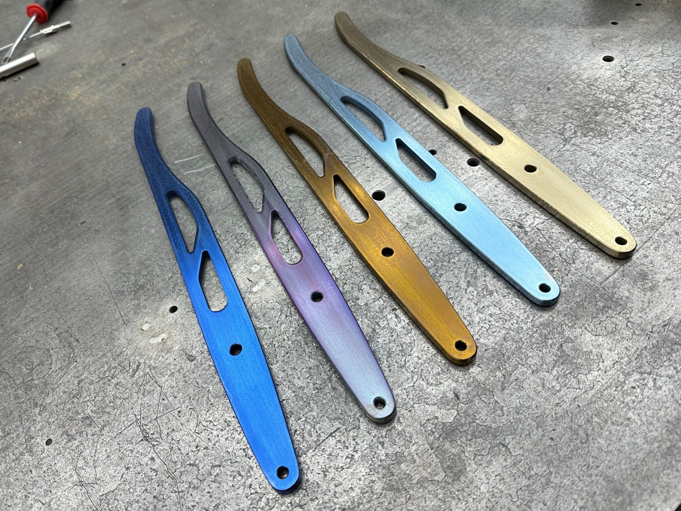 Colab Garage Titanium R8 Huracan Parachute Handle