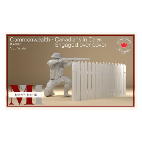 Commonwealth - Canadians in Caen Engaged Over Cover Many Minis 06-002