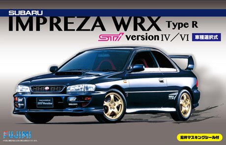 Fujimi Subaru Impreza Sti ver IV/VI w/ Window Frame Masking Seal FUJMI-039398