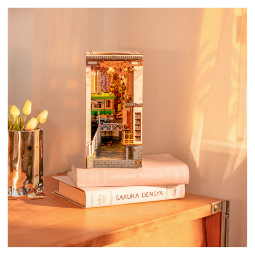 DIY Miniature Model Kit, Book-Nook - Sakura Tram HCR-TGB01 — The Best ...