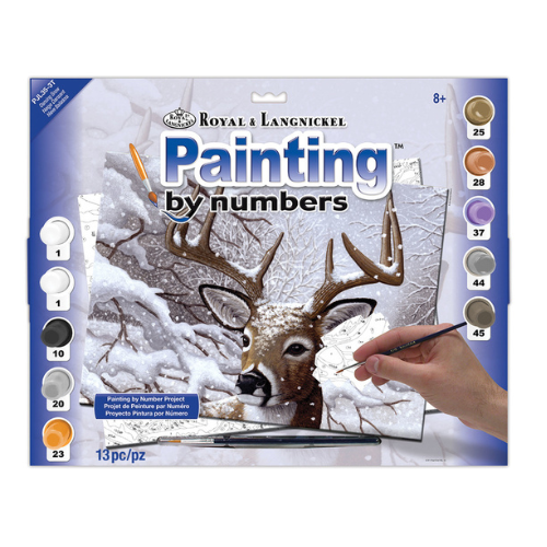 Junior Painting By Numbers, Large - Dancing in the Snow LAN-PJL35